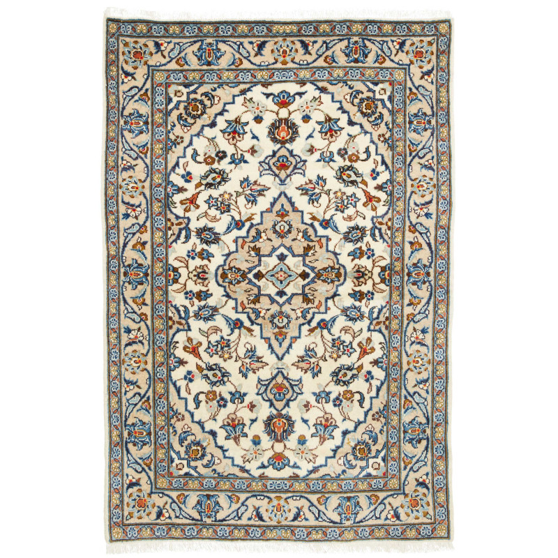 Kashan Fine 97x145 Cm Kashan Fine, Persia, Hand-carded Wool