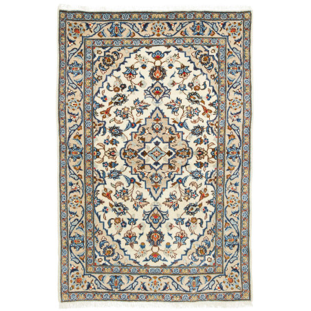 Kashan Fine 97x145 Cm Kashan Fine, Persia, Hand-carded Wool
