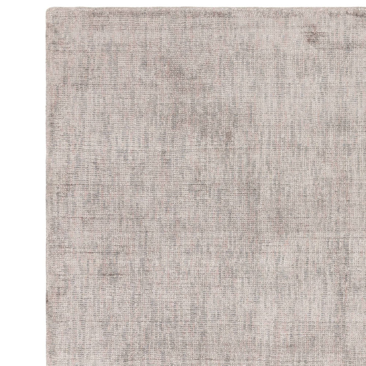 Tappeto Aston tinta unita grigio e argento 200x2