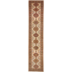 Kazak Fine 79x404 Cm Kazak Fine Pakistan Hand-carded Wool