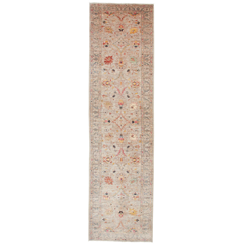 Rug Ziegler Fine Pakistan 79x296 Greige Terracot