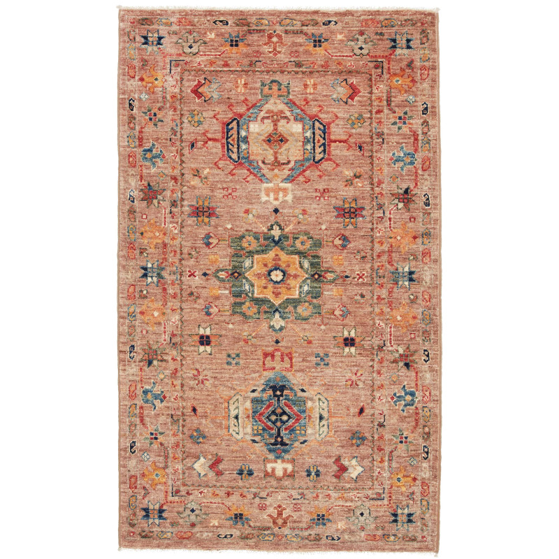 Rug Tribal Pakistan 79x135 Rosy-brown Blue
