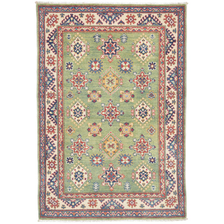 Kazak 100x149 Cm Kazak, Afghanistan, Hand-carded Wool (warp: