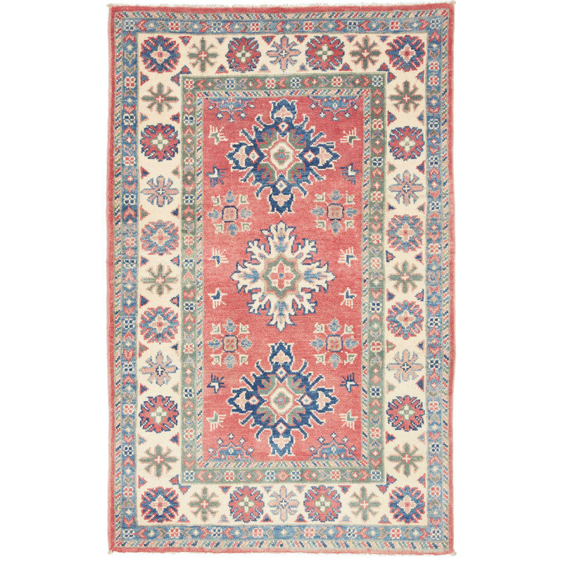 Kazak 81x129 Cm Kazak, Afghanistan, Hand-carded Wool,