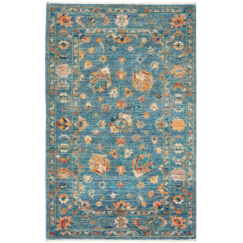 Rubin 82x128 Cm Rubin, Pakistan, Hand-carded Wool (warp:
