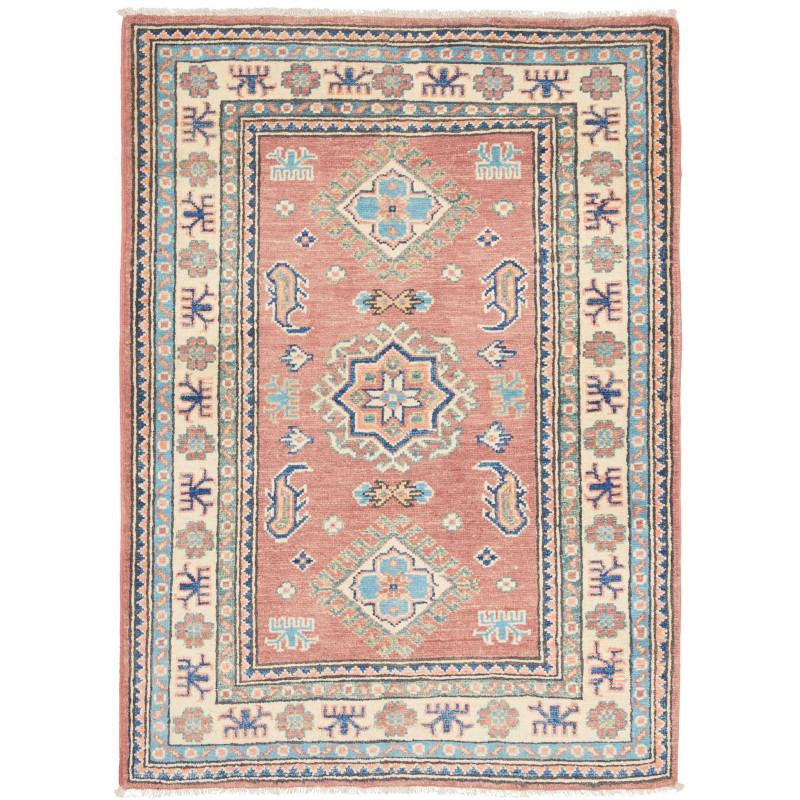 Kazak 84x118 Cm Kazak Afghanistan Hand-carded Wool (warp:
