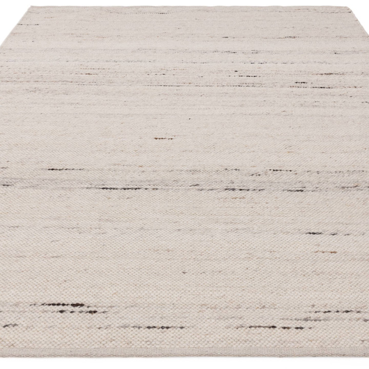 Rug Birkdale plain beige ivory light brown 200x2