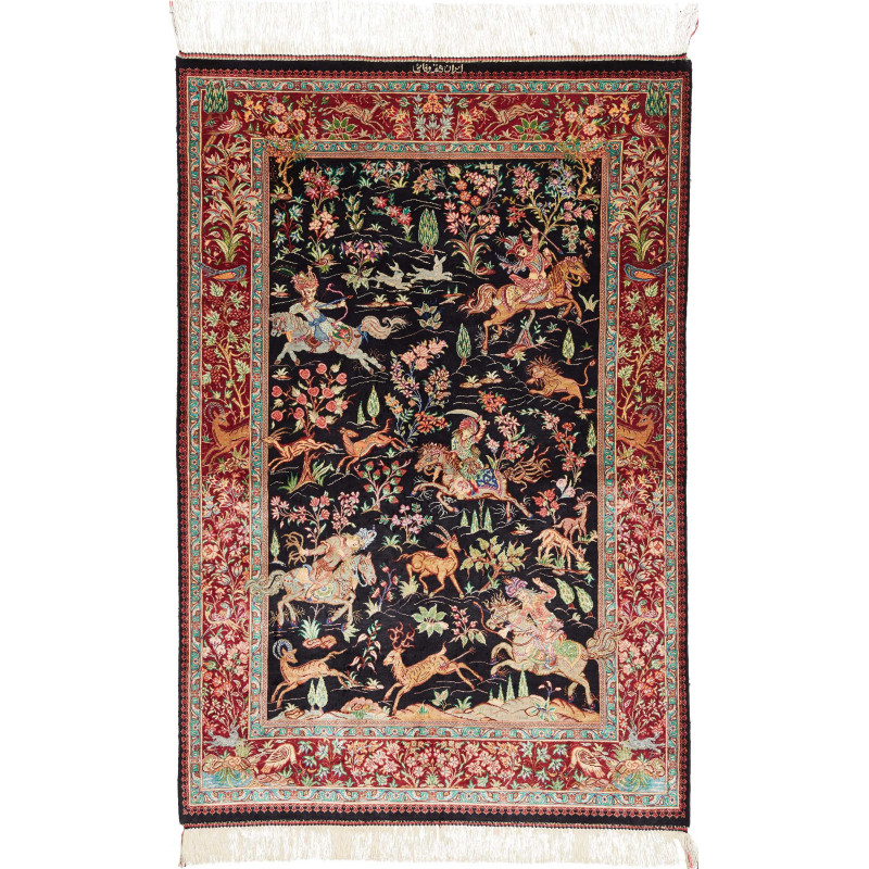 Ghom Silk 78x117 Cm Ghom Silk, Persia. 100% Silk,