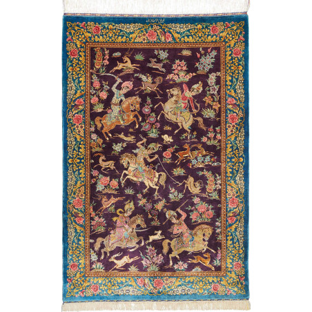 Ghom Silk 78x120 Cm Ghom Silk, Persia, 100% Silk (warp: