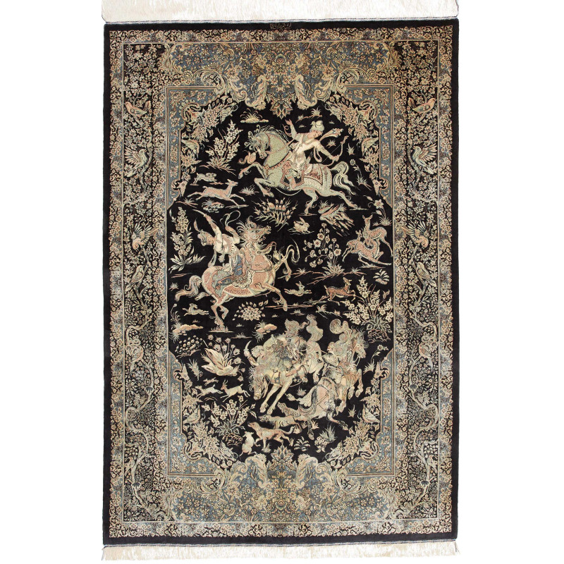 Ghom Silk 137x202 Cm Ghom Silk, Persia, 100% Silk,