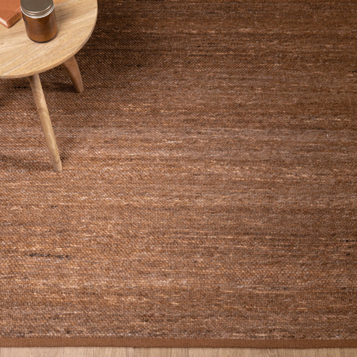 Rug Birkdale plain copper orange 120x170 cm