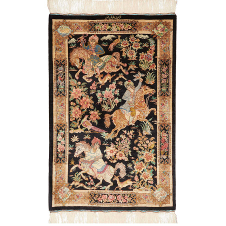 Ghom Silk 61x92 Cm Ghom Silk Persia 100% Silk