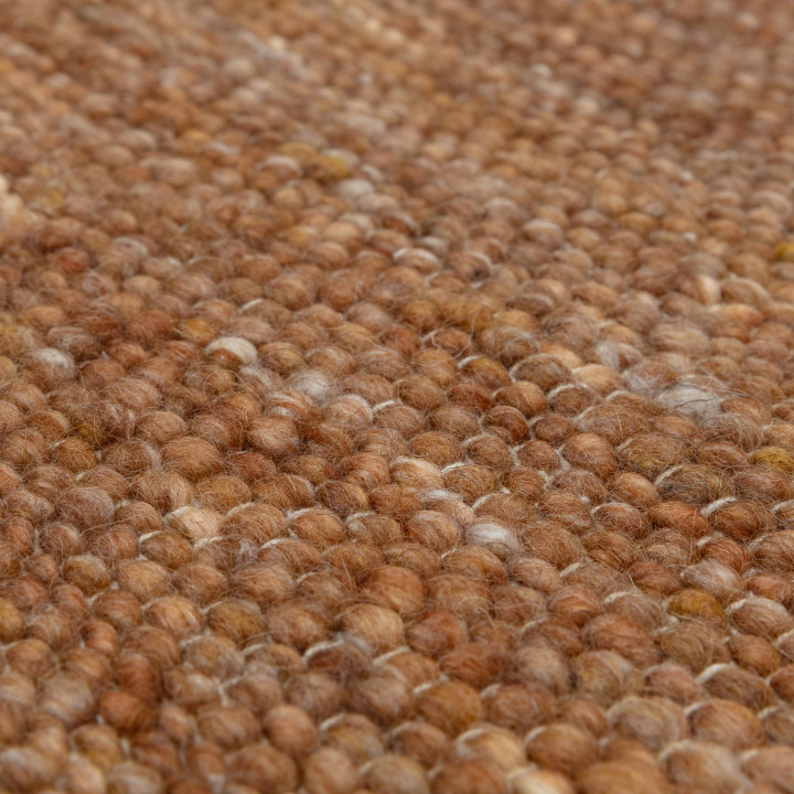 Rug Birkdale plain copper orange 120x170 cm