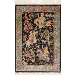 Ghom Silk 62x90 Cm Ghom Silk, Persia, 100% Silk,