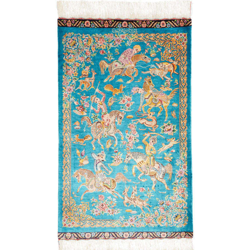 Ghom Silk 59x96 Cm Ghom Silk Persia 100% Silk (warp: Silk)