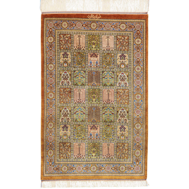 Ghom Silk 58x92 Cm Ghom Silk, Persia, 100% Silk,