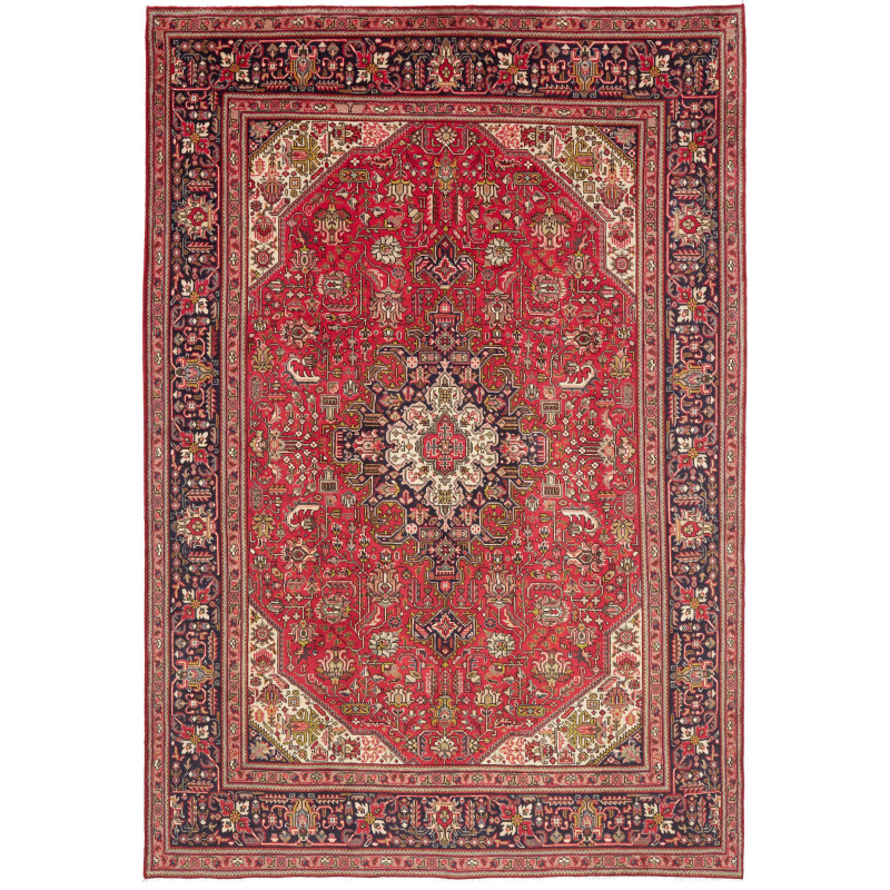 Tabriz 200x288 Cm Tabriz Persia Hand-carded Wool (warp: