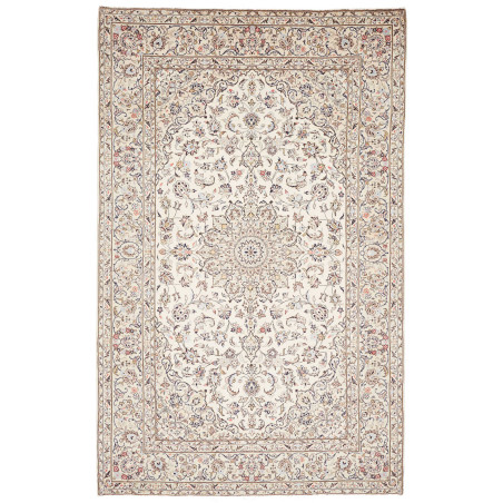Kashan 194x306 Cm Kashan Persia Hand-carded Wool (cotton