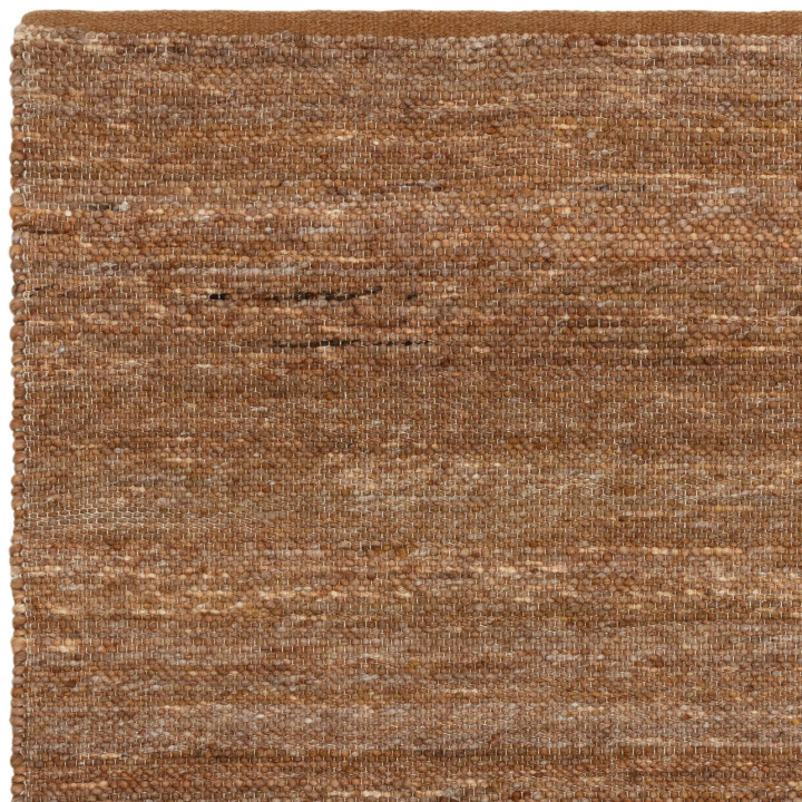 Rug Birkdale plain orange brown beige 200x290 cm