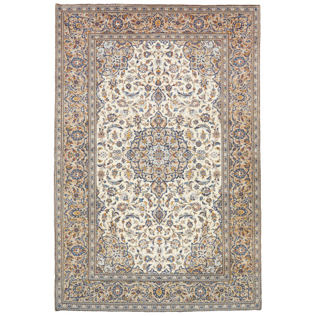 Kashan 195x292 Cm Kashan, Persia, Hand-carded Wool (warp: