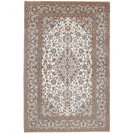 Kashan 195x297 Cm Kashan, Persia, Hand-carded Wool (cotton