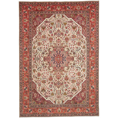 Tabriz 202x298 Cm Tabriz Persia Hand-carded Wool Cotton