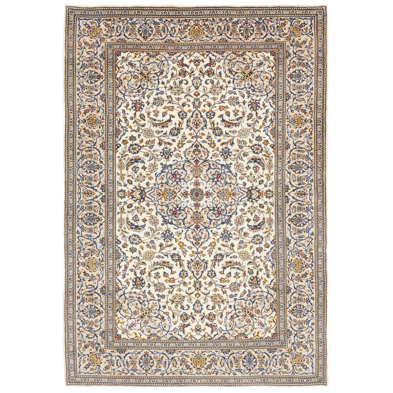 Kashan 204x300 Cm Kashan, Persia, Hand-carded Wool,