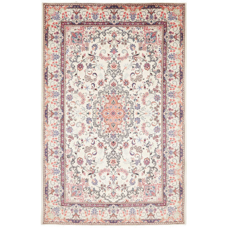 Kashan 198x302 Cm Kashan, Persia, Hand-carded Wool (warp: