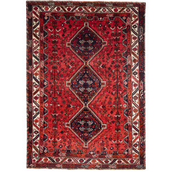 Shiraz 225x318 Cm Shiraz, Persia, Hand-carded Wool (cotton