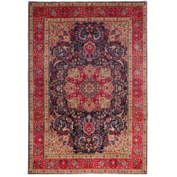 Tabriz 204x300 Cm Tabriz Persia Hand-carded Wool (warp: