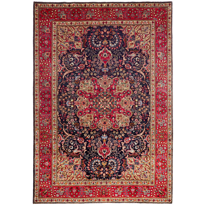 Tabriz 204x300 Cm Tabriz Persia Hand-carded Wool (warp: