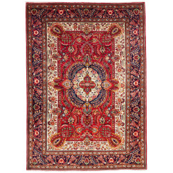 Tabriz 203x285 Cm Tabriz Persia Hand-carded Wool (warp: