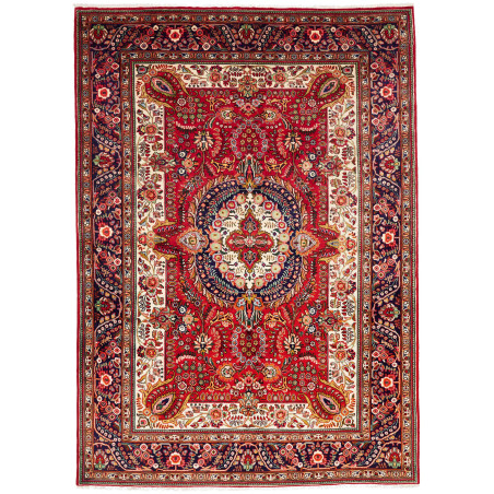 Tabriz 203x285 Cm Tabriz Persia Hand-carded Wool (warp: