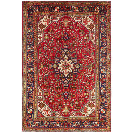 Tabriz 202x296 Cm Tabriz Persia Hand-carded Wool Cotton