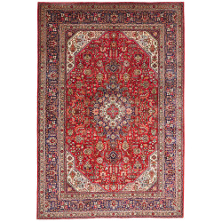 Tabriz 200x298 Cm Tabriz, Persia, Hand-carded Wool, Cotton
