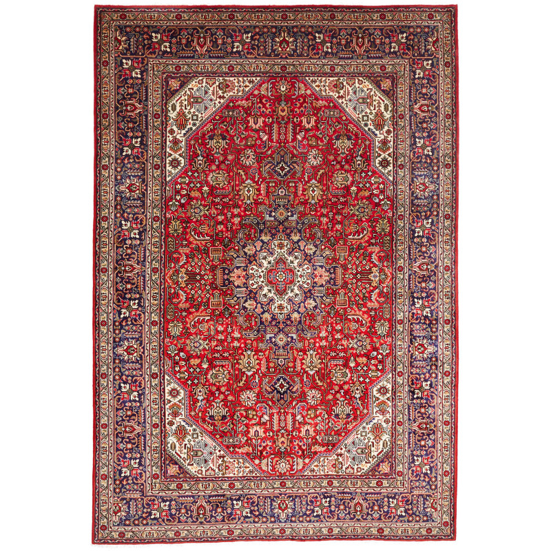Tabriz 200x298 Cm Tabriz, Persia, Hand-carded Wool, Cotton