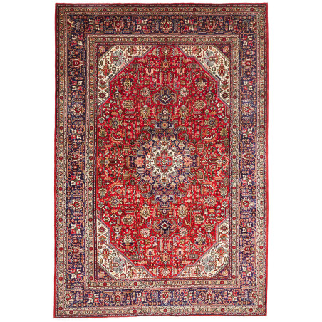 Tabriz 200x298 Cm Tabriz, Persia, Hand-carded Wool, Cotton