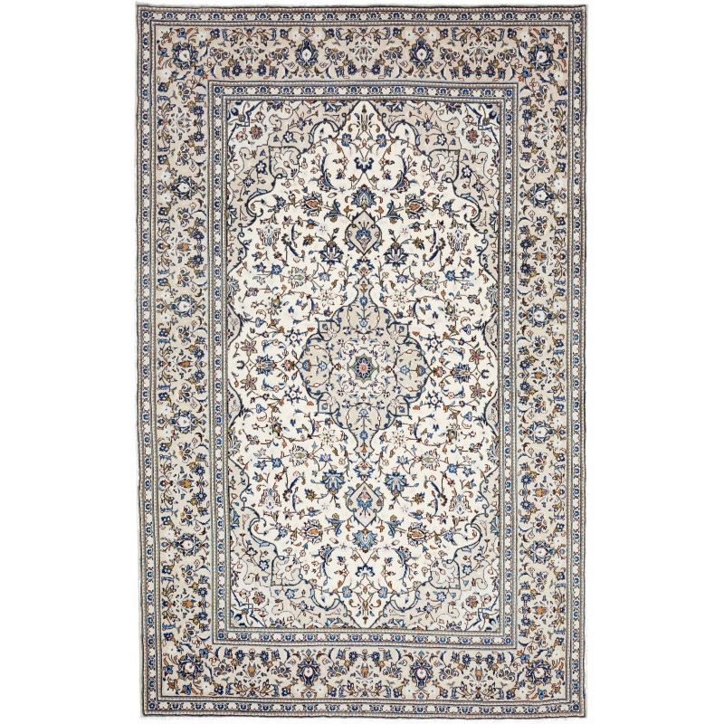 Kashan 195x308 Cm Kashan, Persia, Hand-carded Wool (warp: