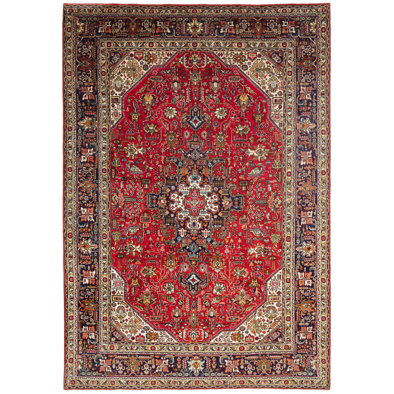 Tabriz 203x295 Cm Tabriz Persia Hand-carded Wool