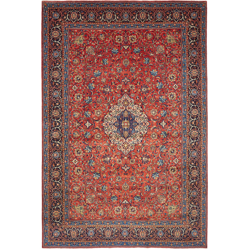 Sarough 248x372 Cm Sarough, Persia, Hand-carded Wool (warp: