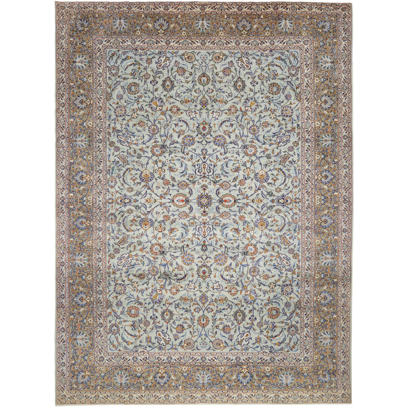 Kashan 303x410 Cm Kashan Persia Hand-carded Wool
