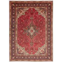 Tabriz 245x344 Cm Tabriz, Persia, Hand-carded Wool (cotton