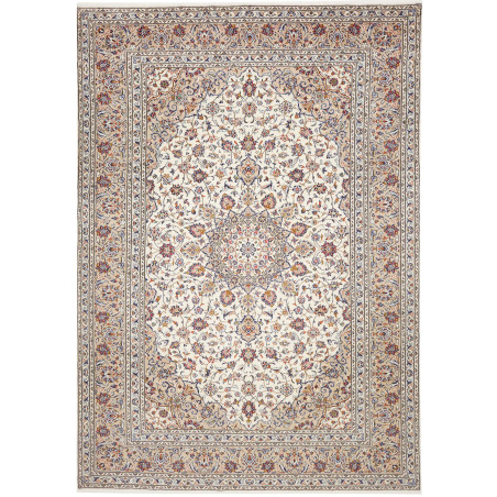 Kashan 245x345 Cm Kashan, Persia, Hand-carded Wool (warp: