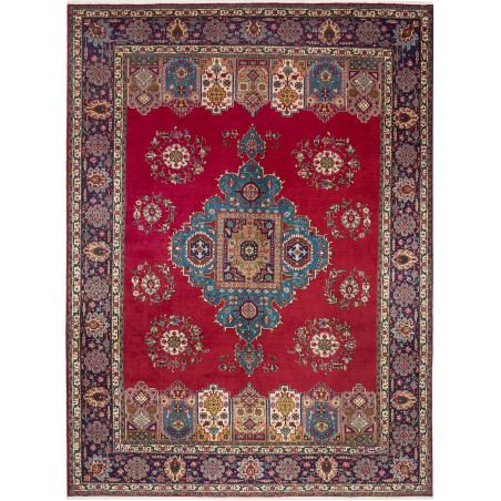 Tabriz 243x330 Cm Tabriz, Persia, Hand-carded Wool (warp: