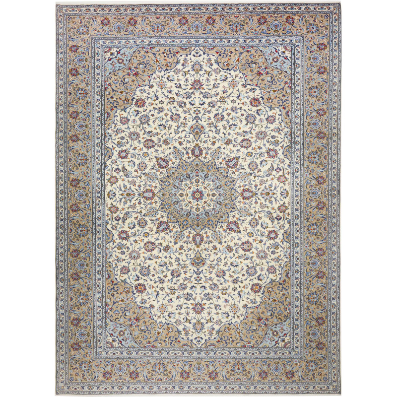 Kashan 290x400 Cm Kashan, Persia, Hand-carded Wool (cotton