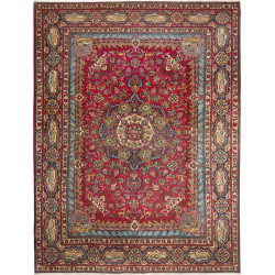 Tabriz 302x398 Cm Tabriz, Persia, Hand-carded Wool (warp