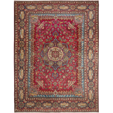 Tabriz 302x398 Cm Tabriz, Persia, Hand-carded Wool (warp