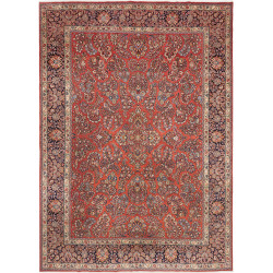 Sarough 283x398 Cm Sarough, Persia, Hand-carded Wool (warp:
