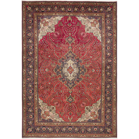 Tabriz 247x356 Cm Tabriz Persia Hand-carded Wool Cotton