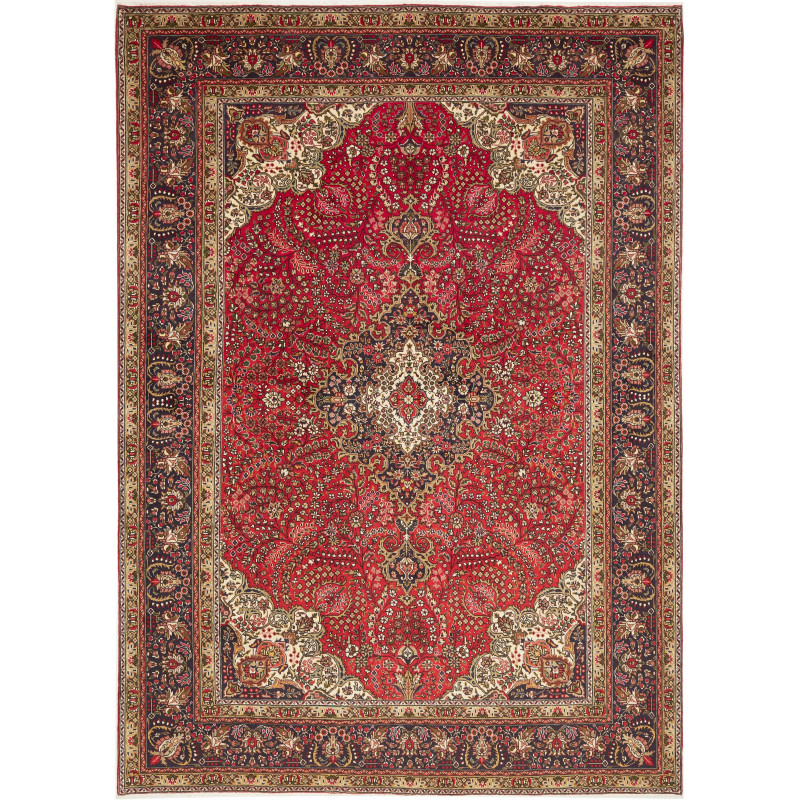 Tabriz 245x343 Cm Tabriz, Persia, Hand-carded Wool, Cotton,